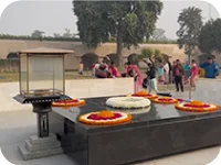 Eternal Flame of Mahatma Gandhi Raj Ghat, Delhi